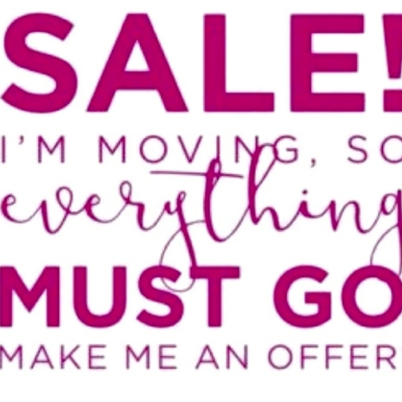 I'M MOVING EVERYTHING MUST GO! - Picture 1 of 1